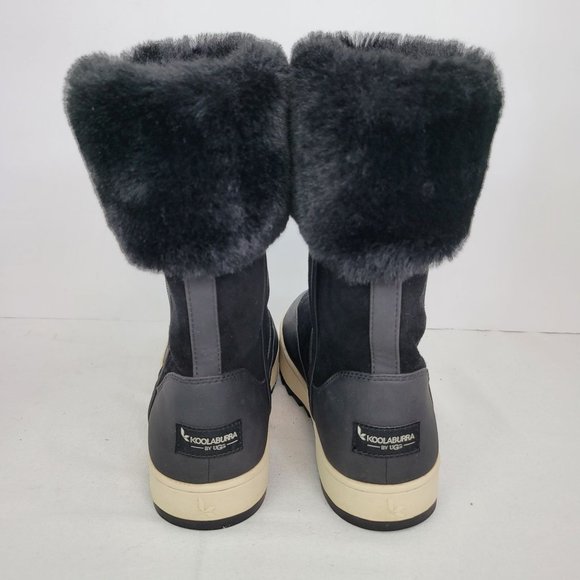 Koolaburra By UGG Tynlee Women's Waterproof Snow Boot Black 1105889 US Size 9 - Picture 3 of 11